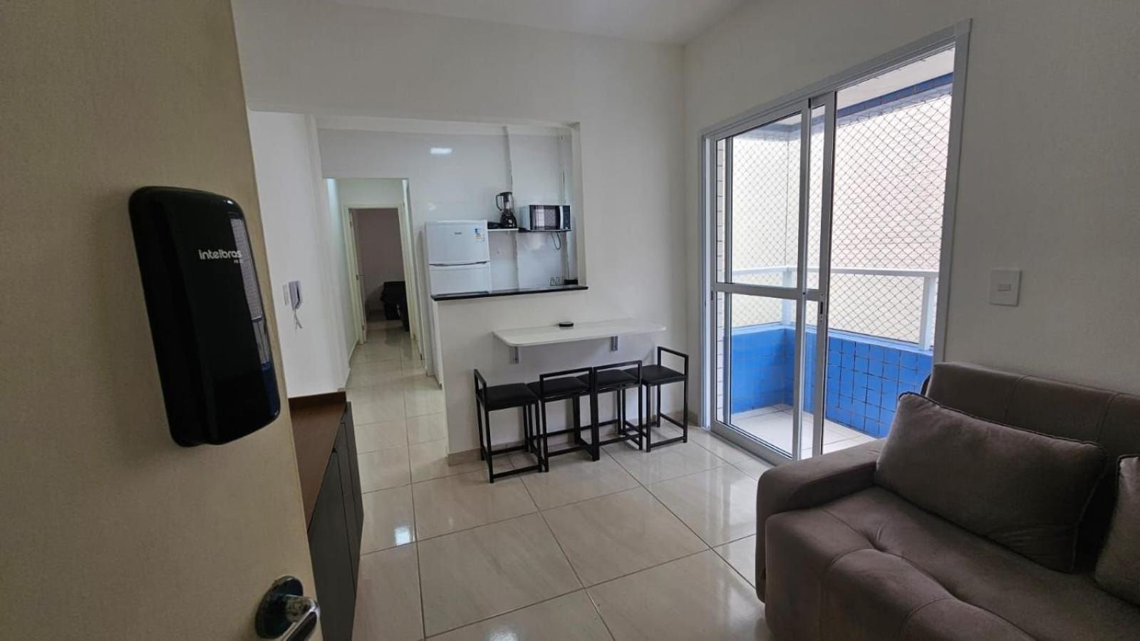 044 Aviacao Beira Mar - 1 Quarto - 10 Metros Da Praia - Wi Fi 300Mbps - Estacionamento Gratuito Praia Grande  Ngoại thất bức ảnh