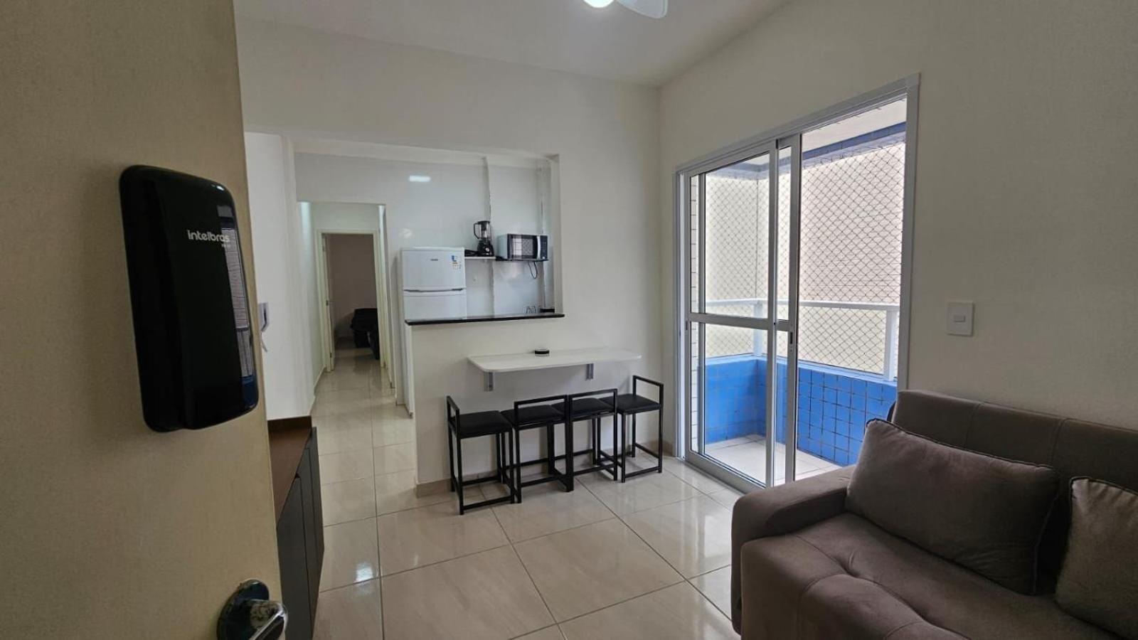 044 Aviacao Beira Mar - 1 Quarto - 10 Metros Da Praia - Wi Fi 300Mbps - Estacionamento Gratuito Praia Grande  Ngoại thất bức ảnh